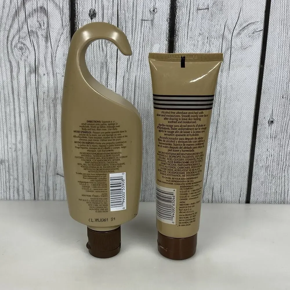 Avon Wild Country After Shave Conditioner Lotion 3.4 Oz & Hair Body Wash 5 Oz